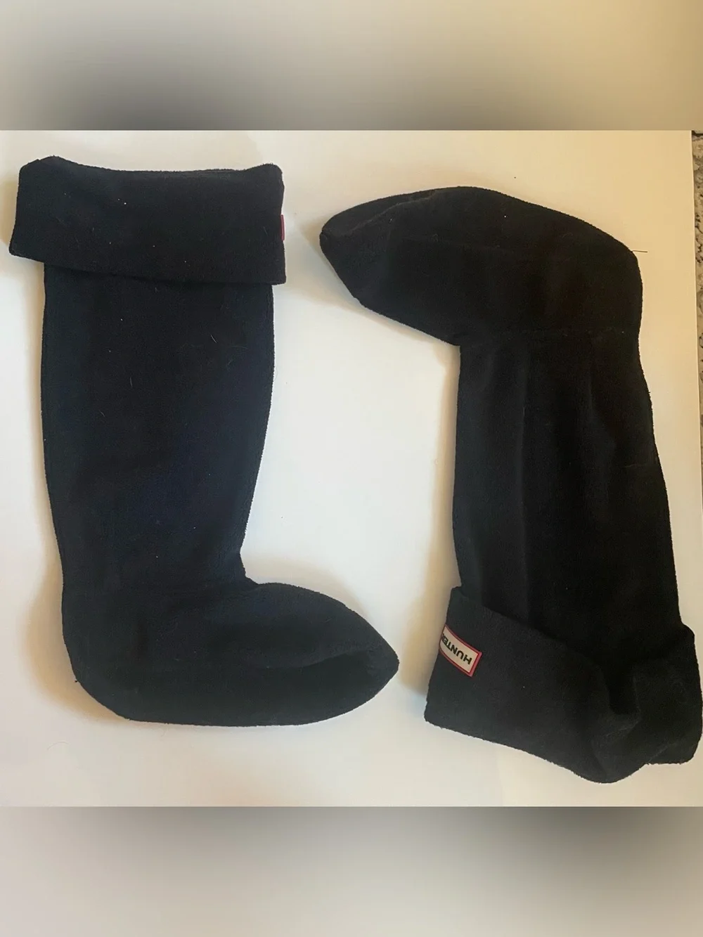 Hunter Women’s Black Tall Rubber Winter/Rain Boots with Removable Fleece Lining